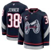 Columbus Blue Jackets Fanatics Premium NHL Stadium Series Boone Jenner 2024-25 Navy Trikot - Herren